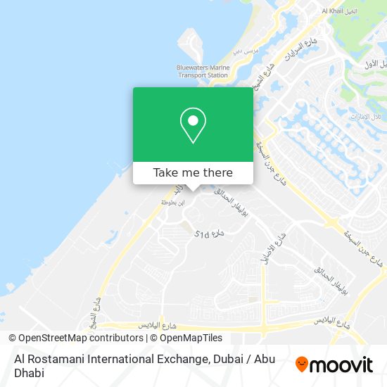 Al Rostamani International Exchange map