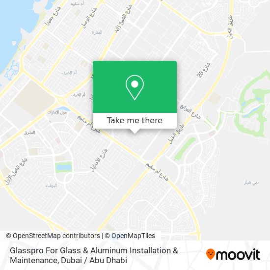 Glasspro For Glass & Aluminum Installation & Maintenance map