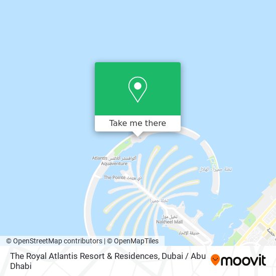The Royal Atlantis Resort & Residences map
