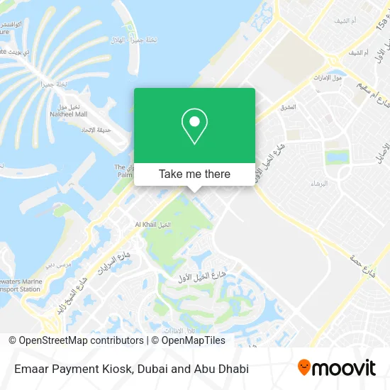 Emaar Payment Kiosk map