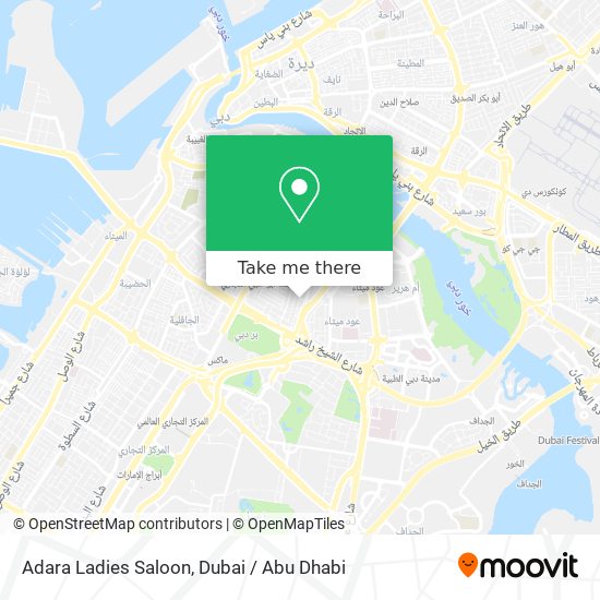 Adara Ladies Saloon map