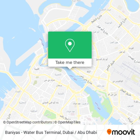 Baniyas - Water Bus Terminal map