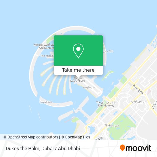 Dukes the Palm map
