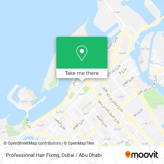 Professional Hair Fixing map