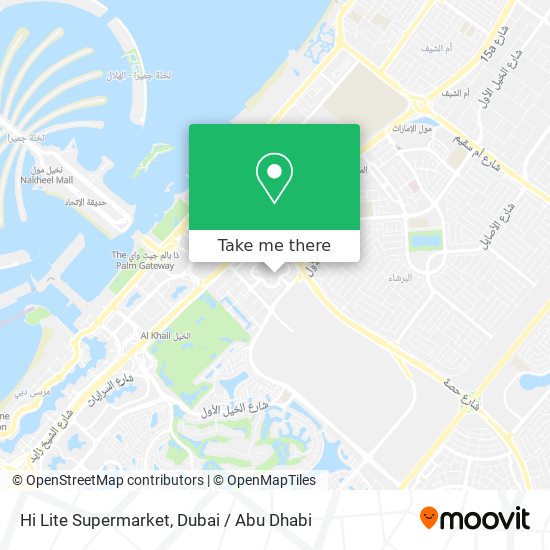 Hi Lite Supermarket map
