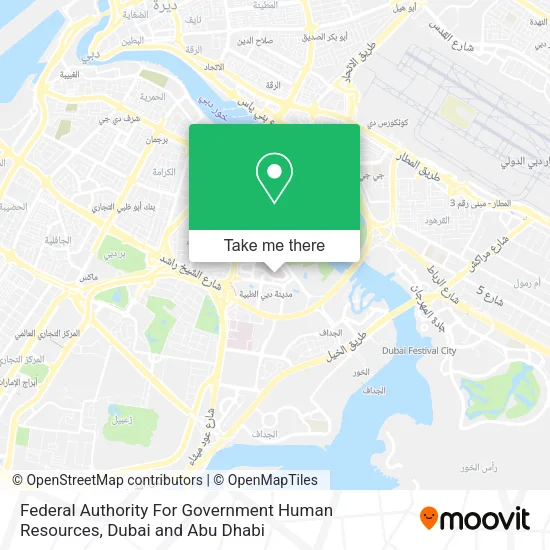 Federal Authority For Government Human Resources map