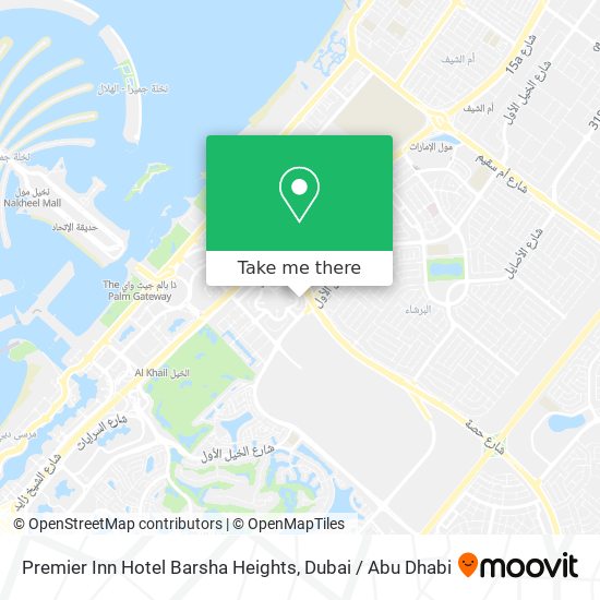 Premier Inn Hotel Barsha Heights map
