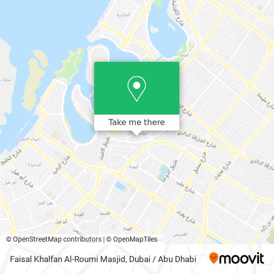 Faisal Khalfan Al-Roumi Masjid map
