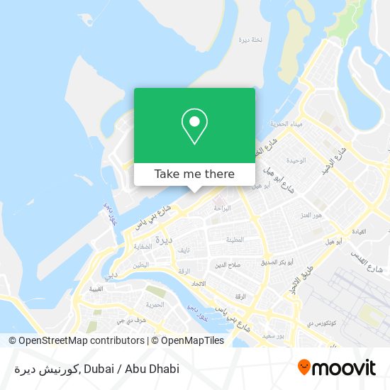كورنيش ديرة map