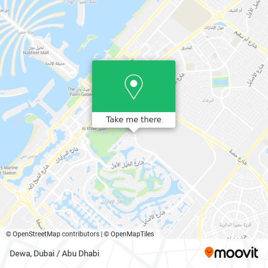 Dewa map