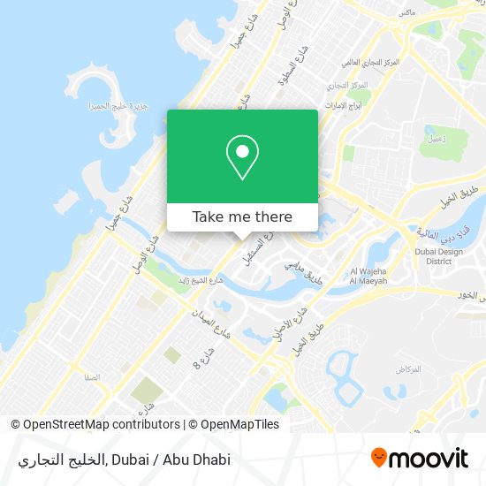 الخليج التجاري map