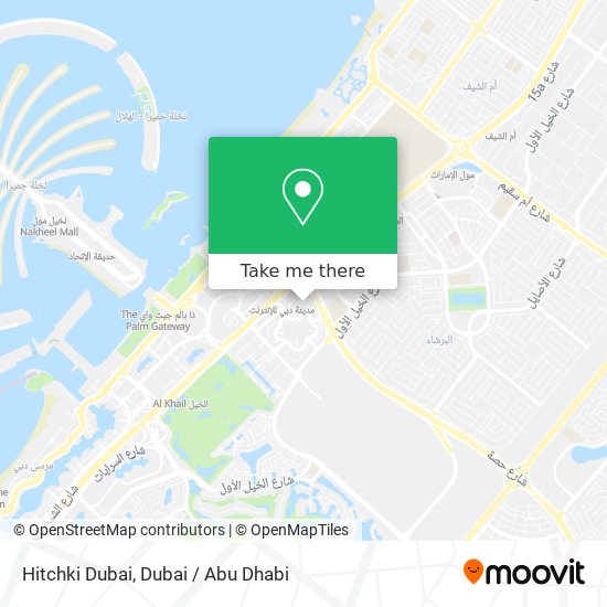 Hitchki Dubai map