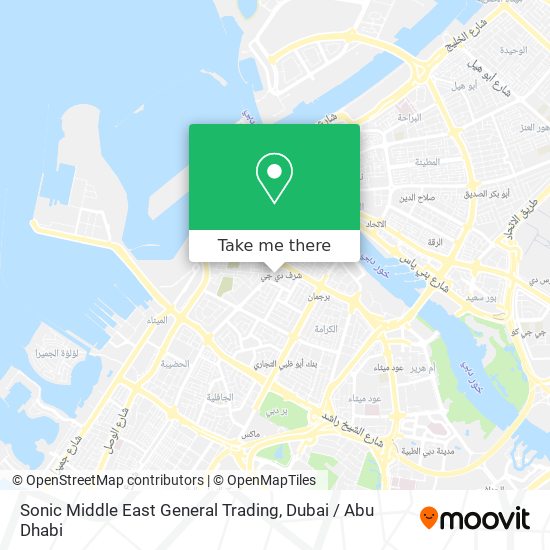 Sonic Middle East General Trading map