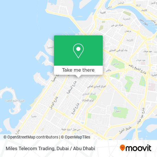 Miles Telecom Trading map