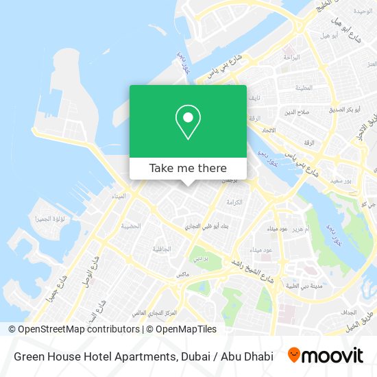 Green House Hotel Apartments map