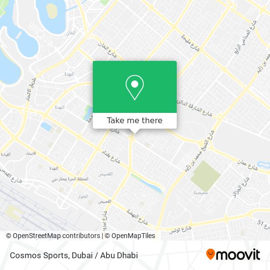 Cosmos Sports map