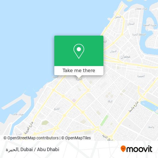 الحيرة map