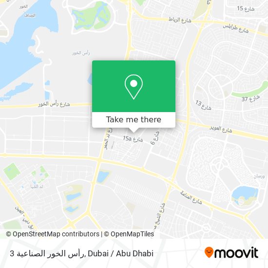 رأس الخور الصناعية 3 map