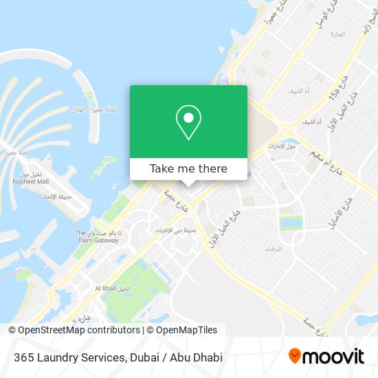 365 Laundry Services map