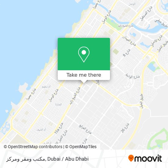 مكتب ومقر ومركز map