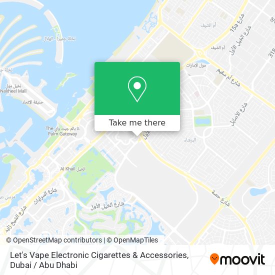 Let's Vape Electronic Cigarettes & Accessories map