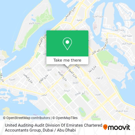 United Auditing-Audit Division Of Emirates Chartered Accountants Group map