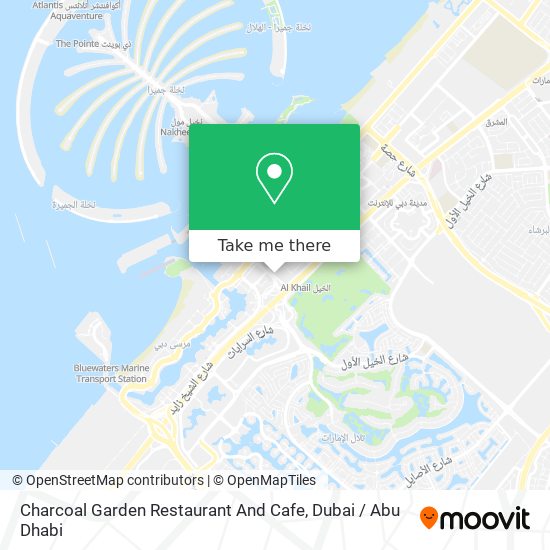 Charcoal Garden Restaurant And Cafe map