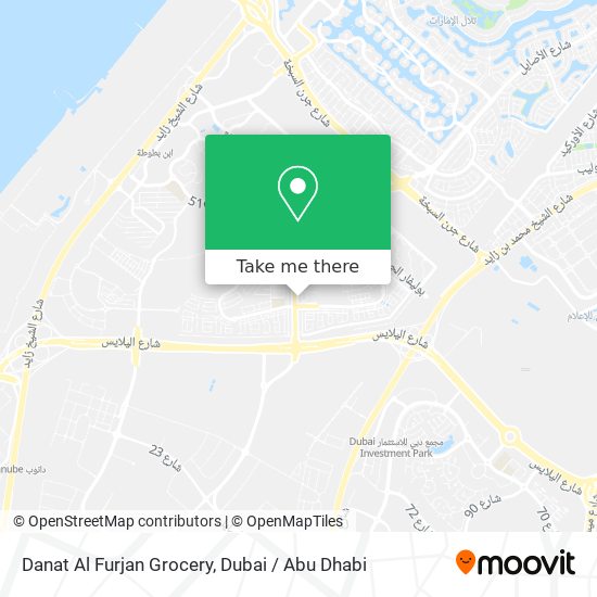 Danat Al Furjan Grocery map