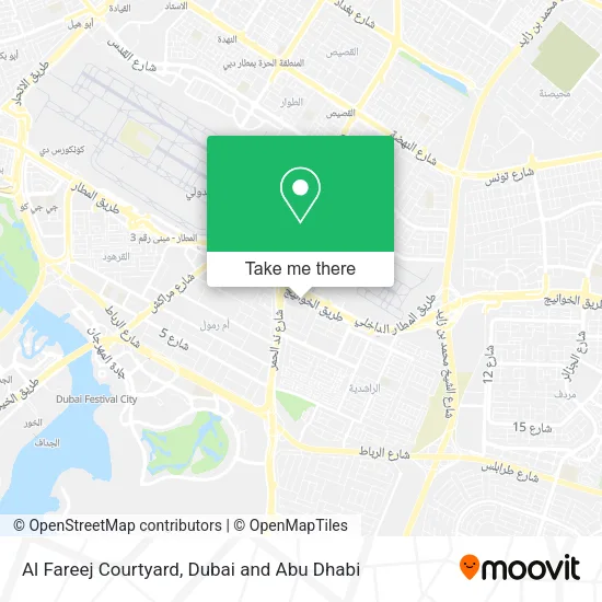 Al Fareej Courtyard map