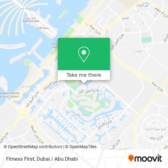 Fitness First map