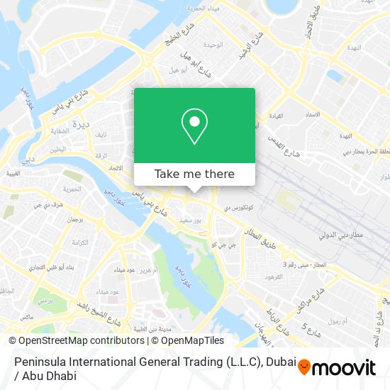 Peninsula International General Trading (L.L.C) map