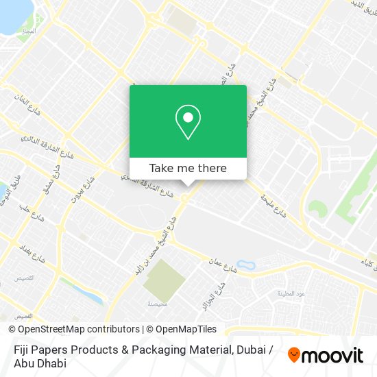 Fiji Papers Products & Packaging Material map