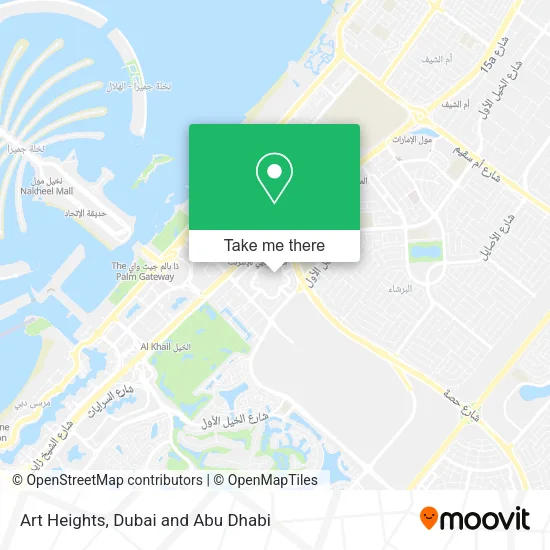 Art Heights map