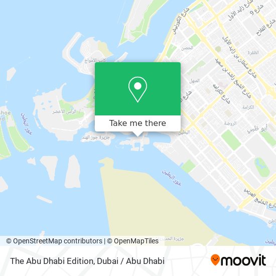 The Abu Dhabi Edition map