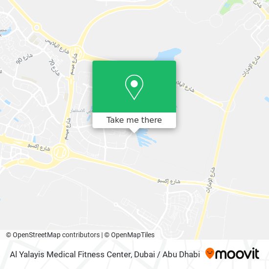 Al Yalayis Medical Fitness Center map