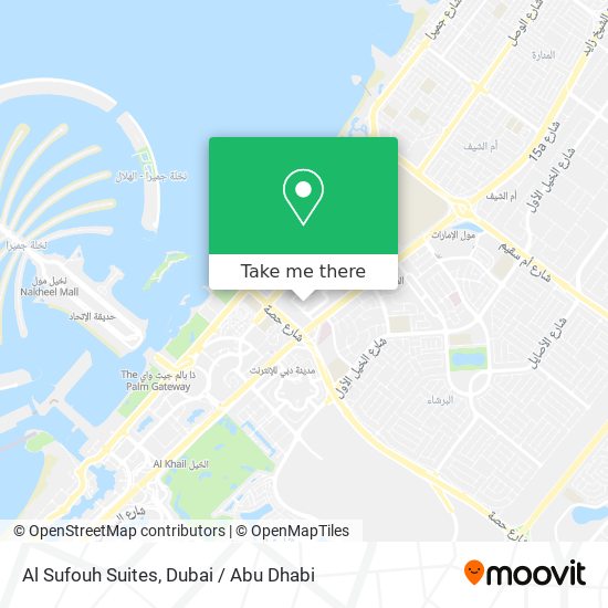 Al Sufouh Suites map