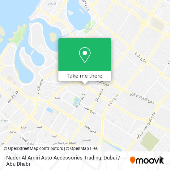 Nader Al Amiri Auto Accessories Trading map