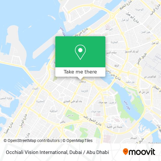 Occhiali Vision International map