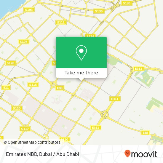 Emirates NBD map