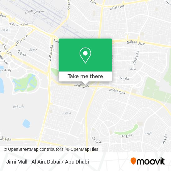 Jimi Mall - Al Ain map
