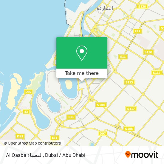 Al Qasba القصباء map