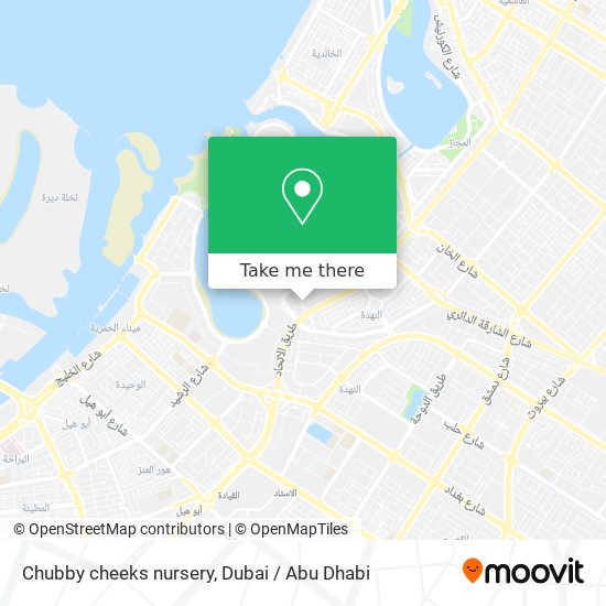 Chubby cheeks nursery map