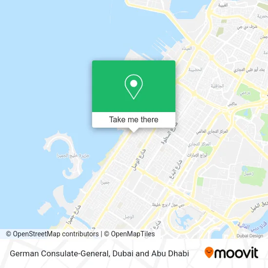 German Consulate-General map