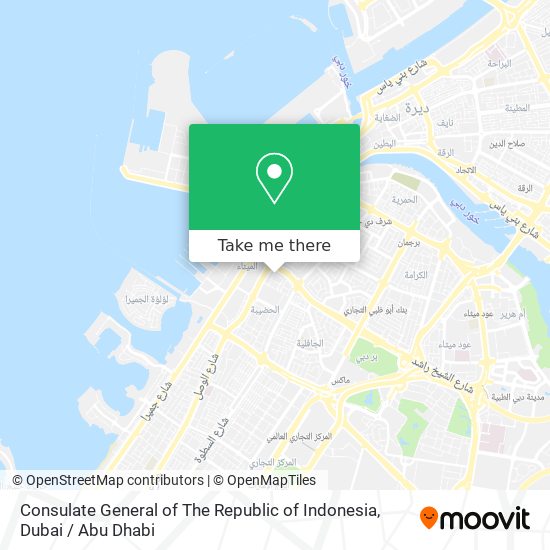 Consulate General of The Republic of Indonesia map