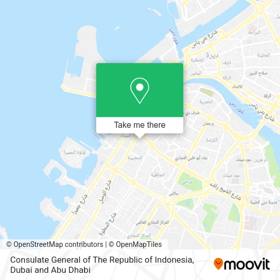 Consulate General of The Republic of Indonesia map