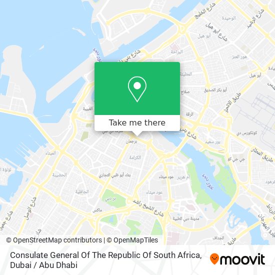 Consulate General Of The Republic Of South Africa map