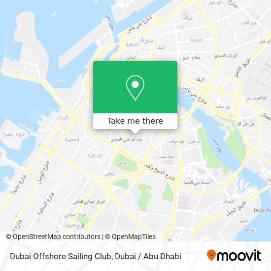 Dubai Offshore Sailing Club map