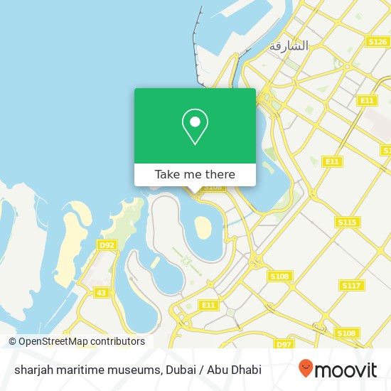 sharjah maritime museums map