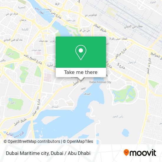 Dubai Maritime city map