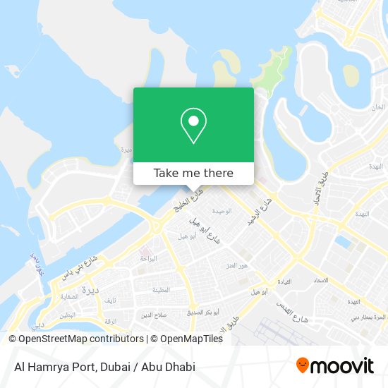 Al Hamrya Port map